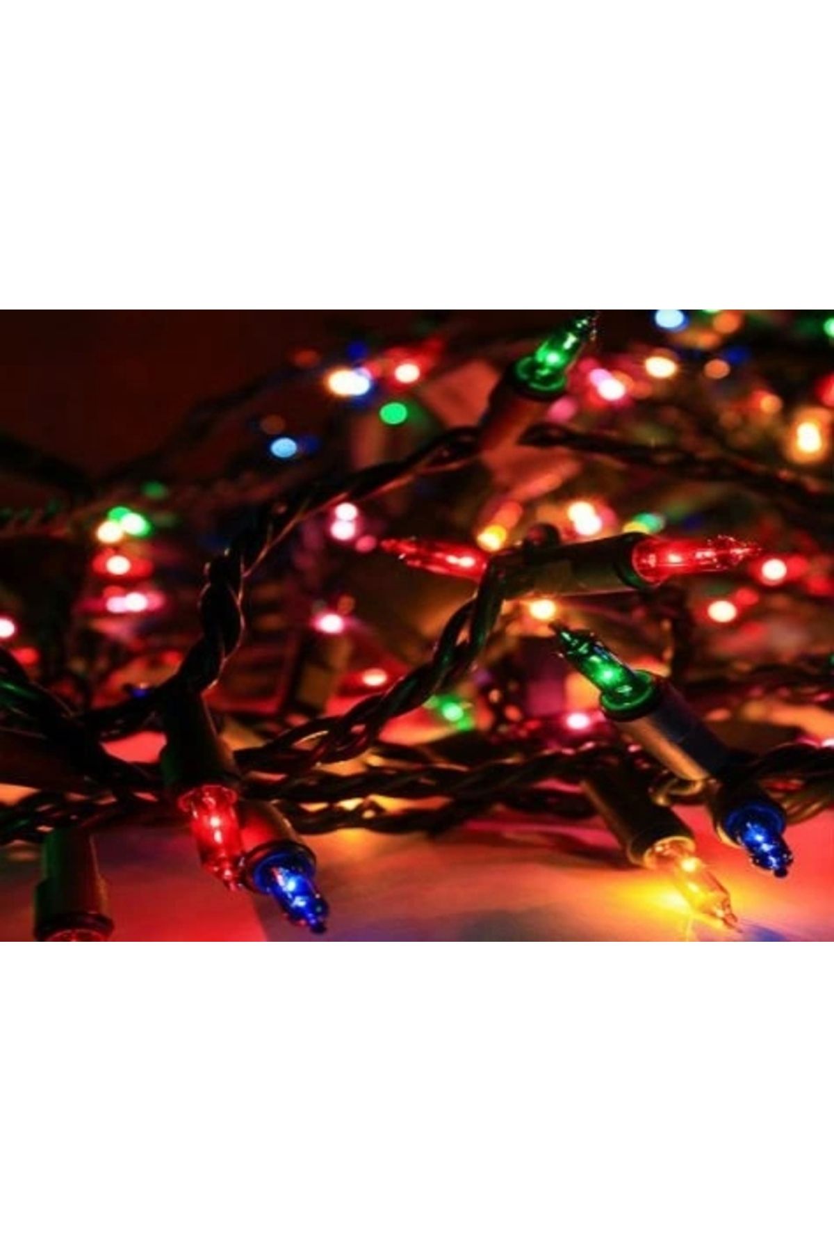 OurStyles 30 Ledli Pirinç Renkli Yılbaşı Ağacı Işığı