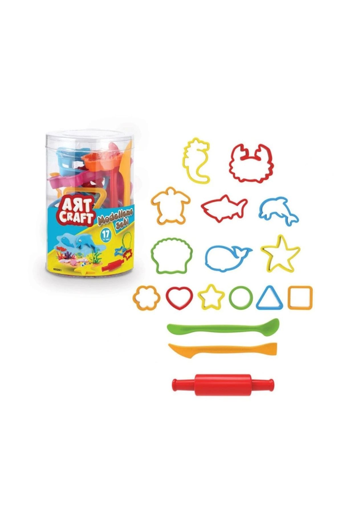 OurStyles 03291 Art Craft 17 parça MODELLEME SETİ