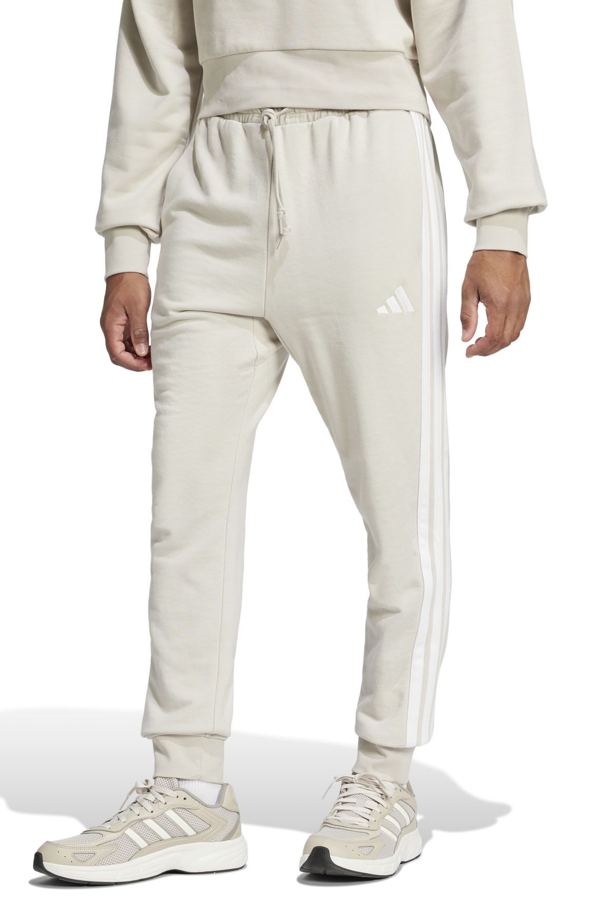 adidas M 3S FT TC PT WONAL Bej Erkek Eşofman Altı