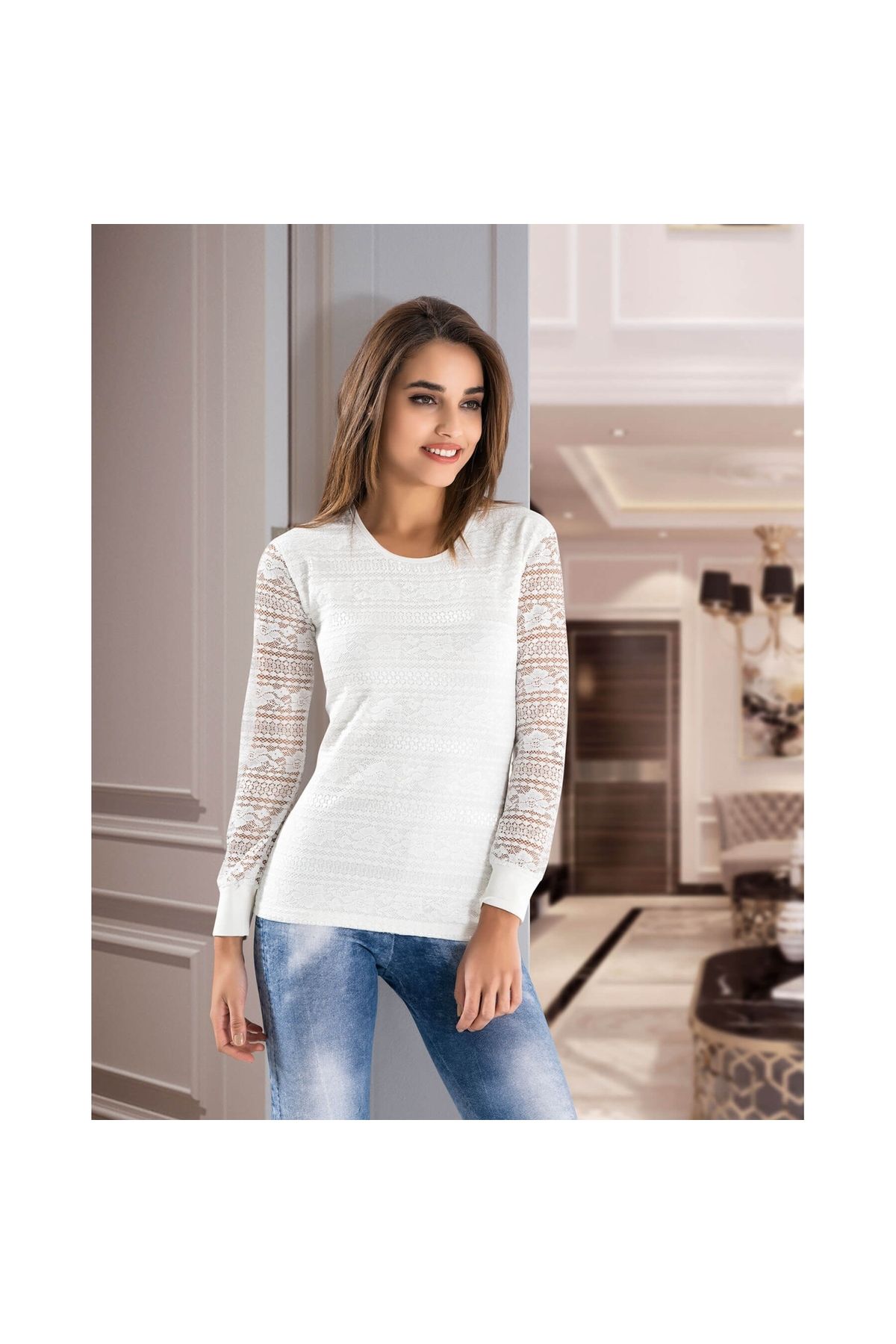 Narnuga Dantelli Kadın Body 125