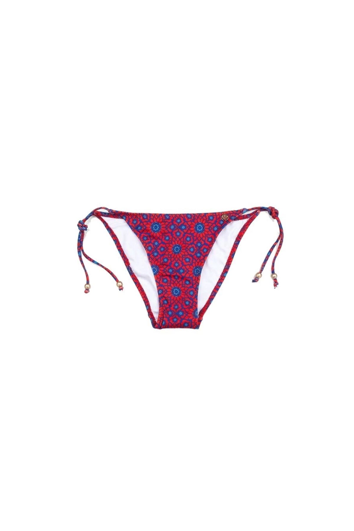 Narnuga Black Spade Kadın İçin Baskılı Desenli Alt Bikini 8253