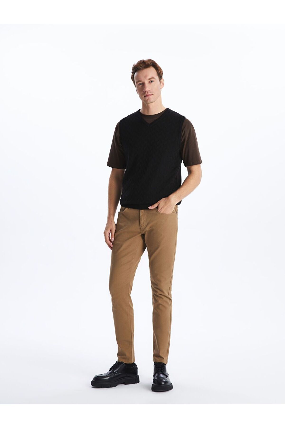 LC Waikiki LCWAIKIKI Classic Dar Kalıp Erkek Chino Pantolon