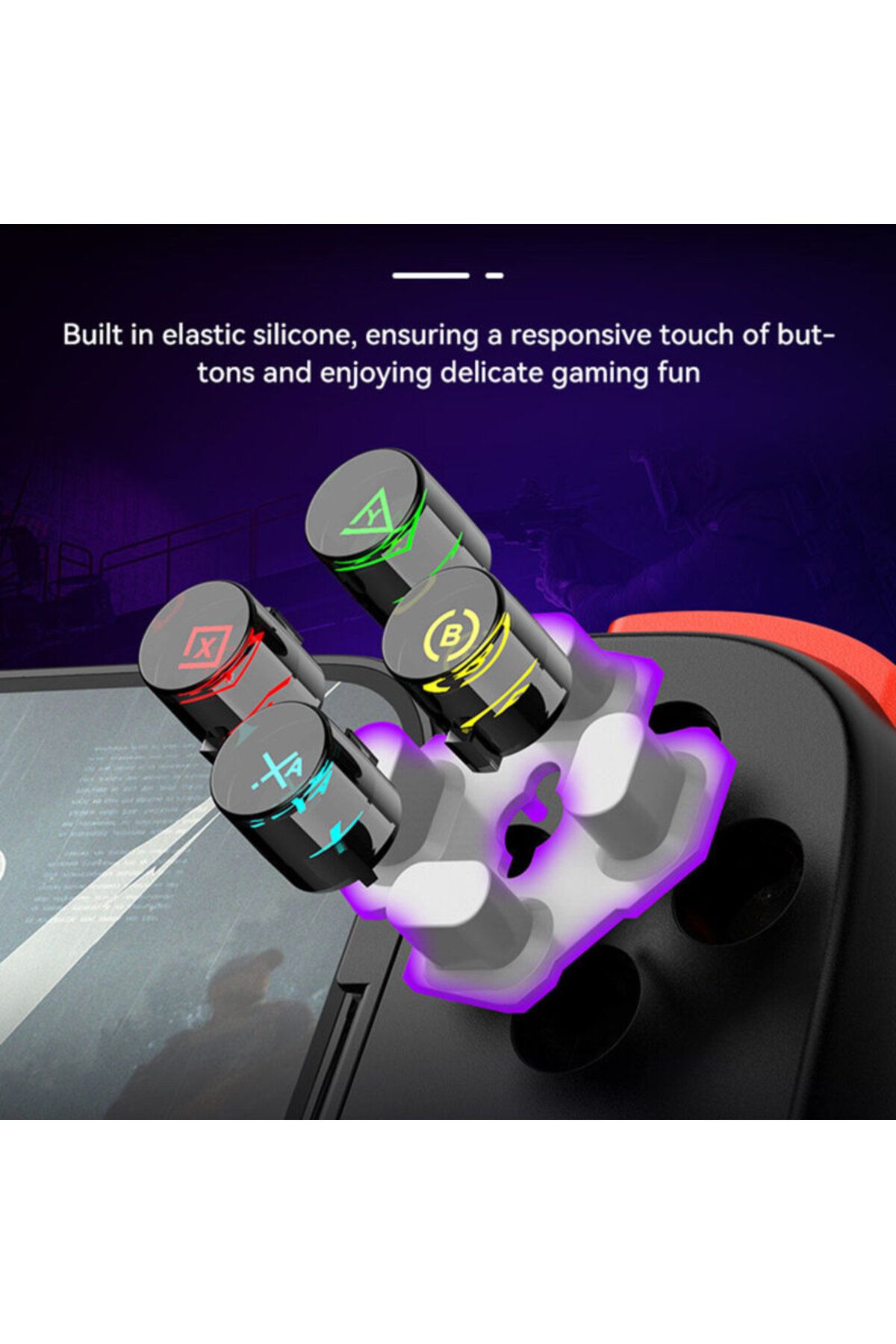 FONIX-Wireless Bluetooth Gamepad Controller, 400mAh, 12 hours of use, Black 2