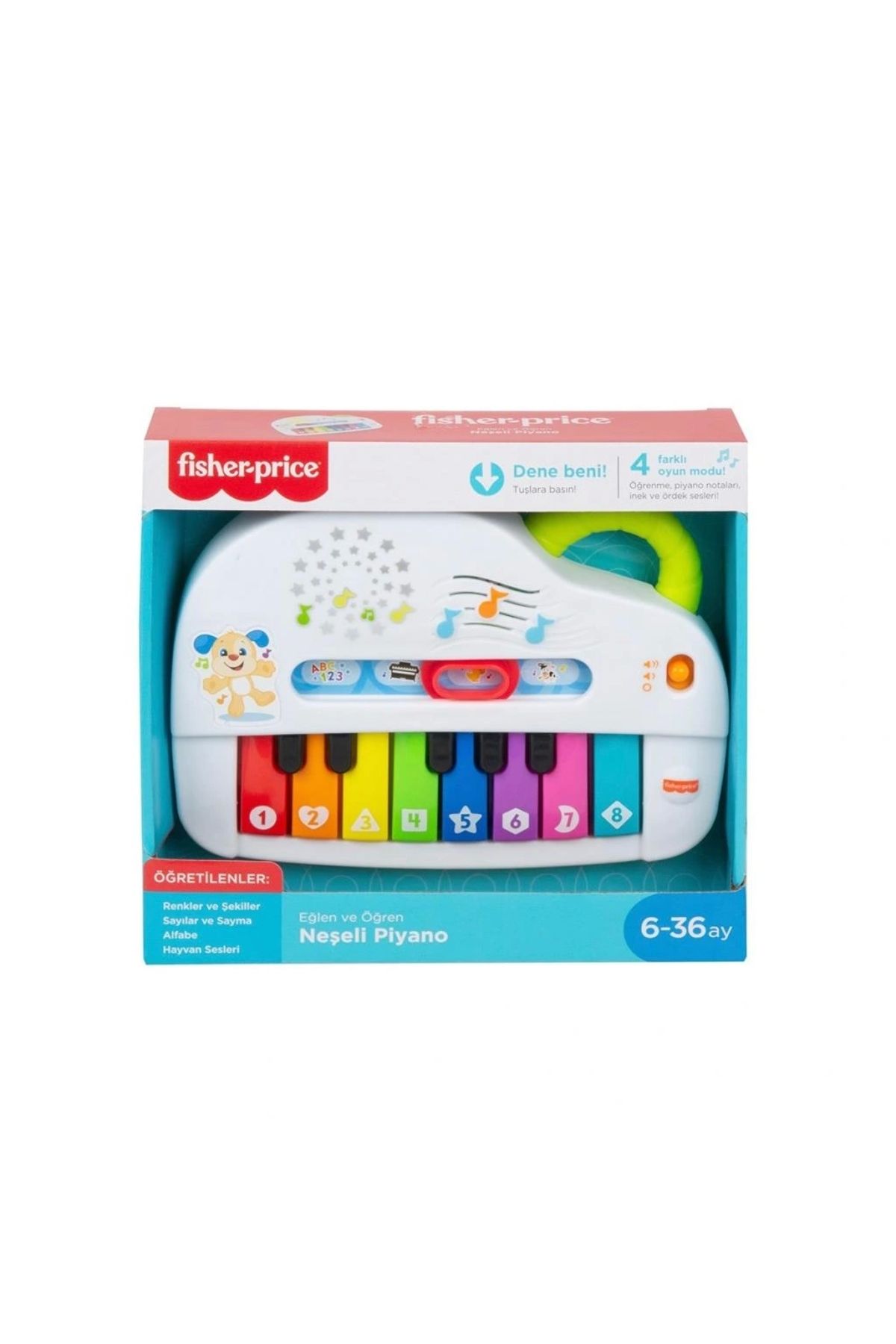 OurStyles GTW20 Fisher Price® Neşeli Piyano / Türkçe / Eğlen ve - Şık ve Zarif Tasarım