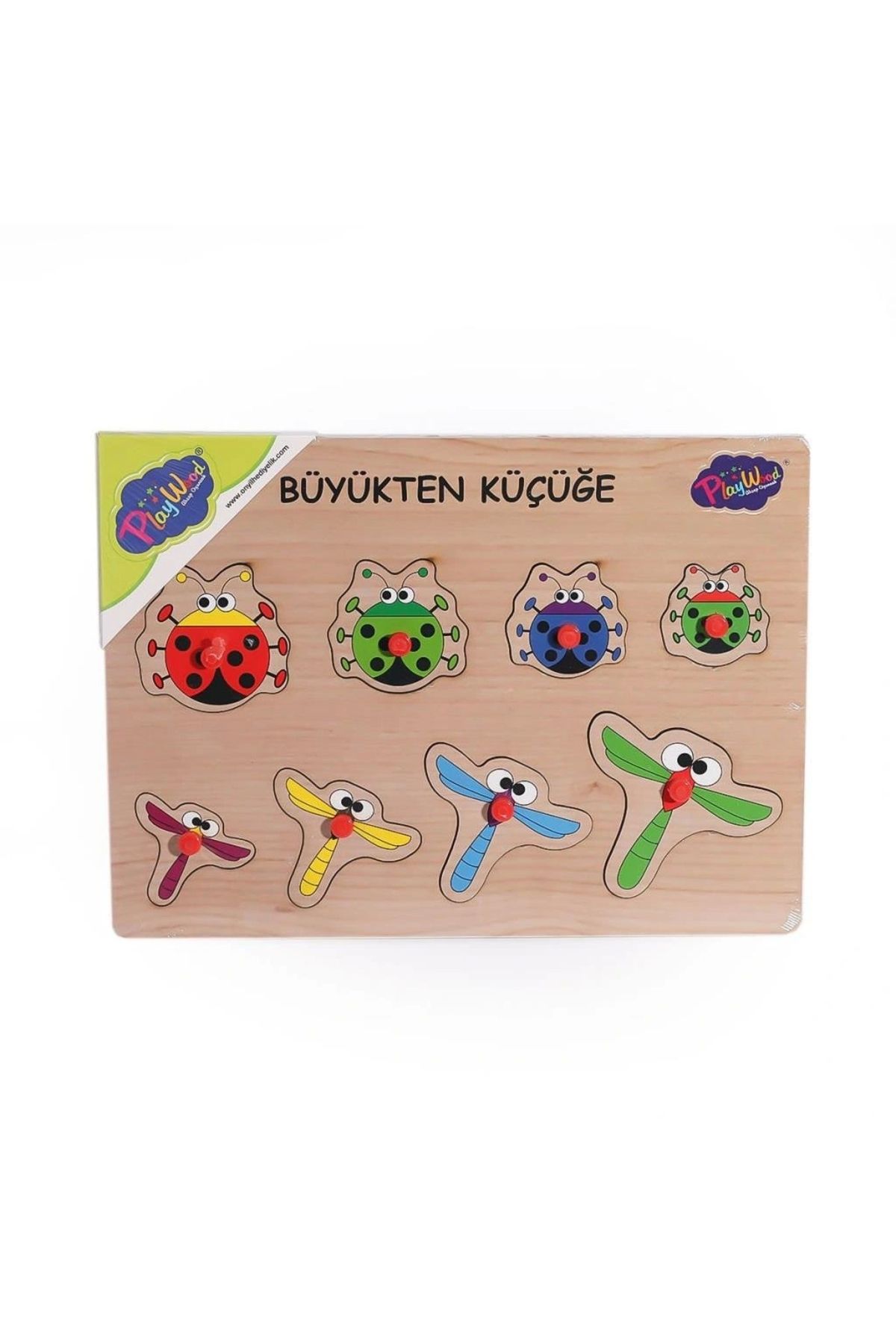 OurStyles 131-132 ONY Ahşap Tutmalı Puzzle Büyükten Küçüğe -Onyıl
