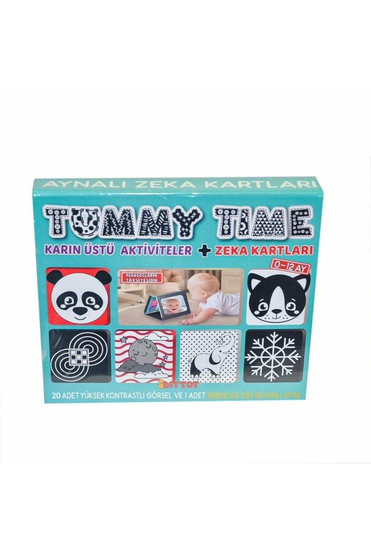 OurStyles 2304 Tummy Time Aynalı Zeka Kartı - Dıy Toy