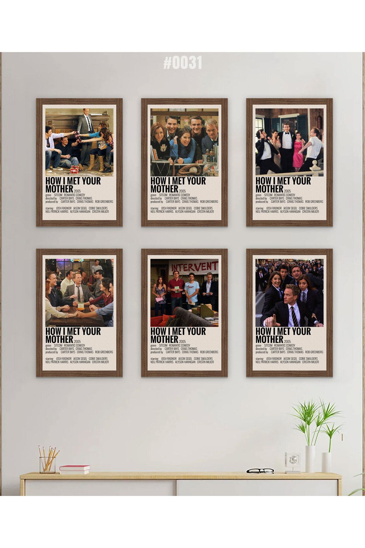 Plexit How i Meet Your Mother Baskılı Ahşap Mdf Tablo