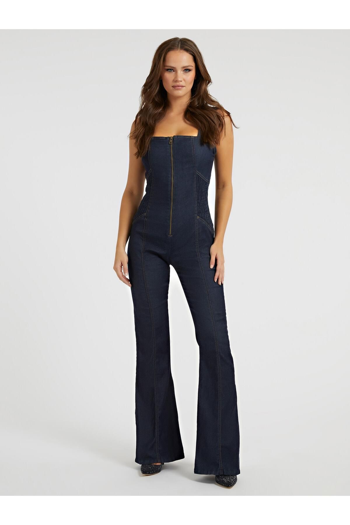 Guess Sl Hannah Kadın Denim Tulum