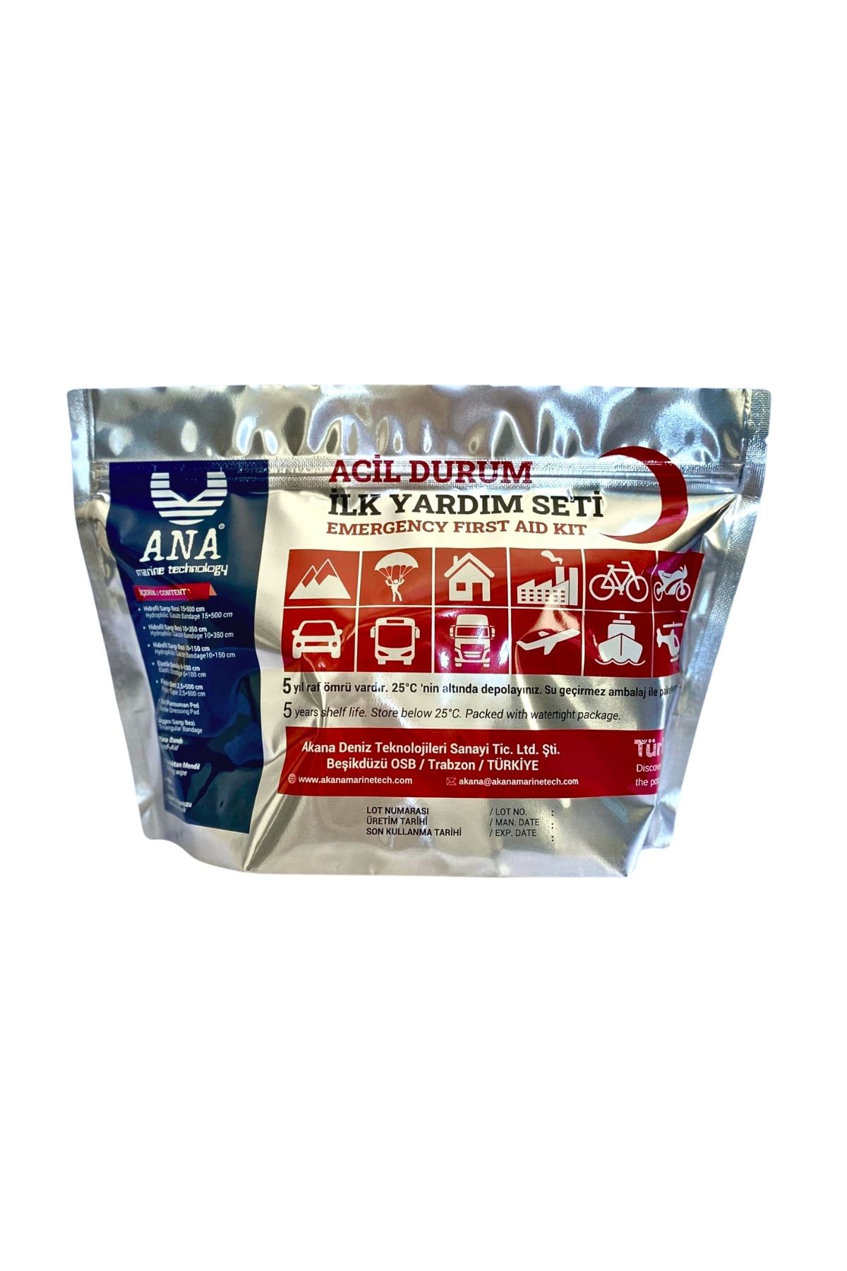 ANA Acil Durum İlk Yardım Seti Mini/B Paket