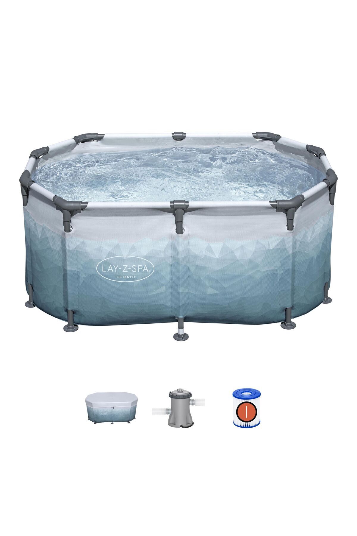 BESTWAY Lay-Z-Spa® Glacial Dip™ 6002N Soğuk Terapi Buz Banyosu Küveti, 2 Kişilik