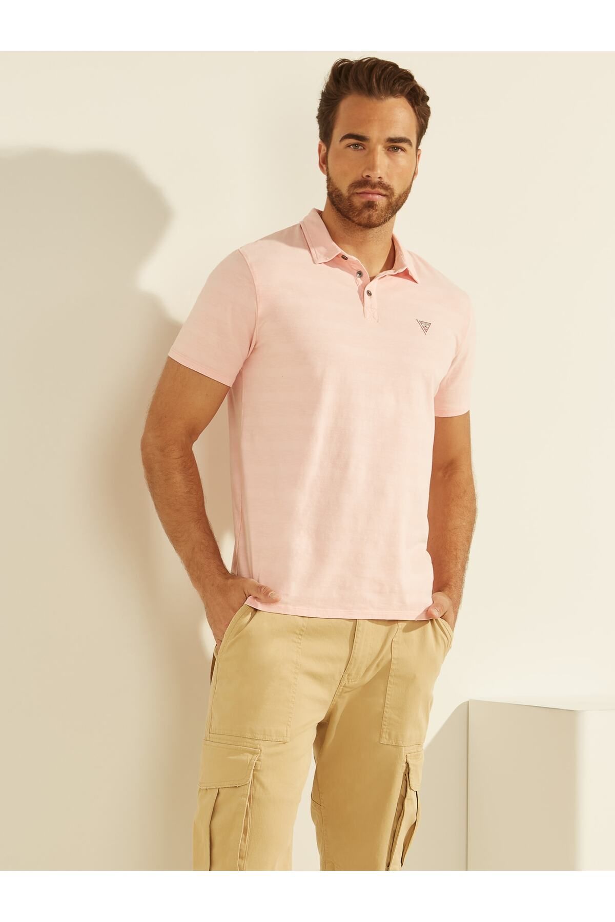 Guess Es Erkek Regular Fit Polo Yaka T-Shirt