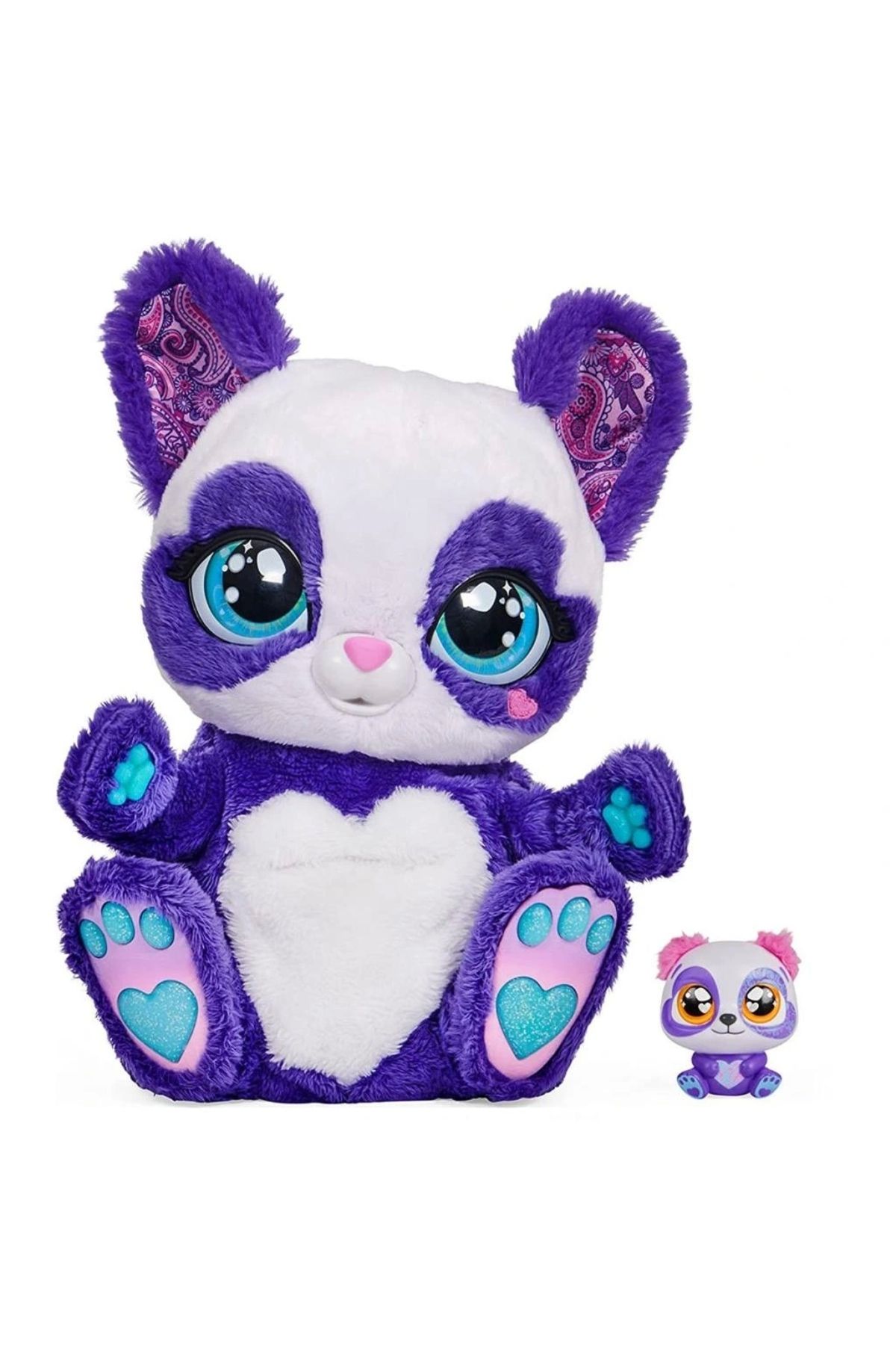 OurStyles Peek-A-Roo Gizemli Bebek Etkileşimli Panda-Roo Peluş Oyuncak - Şık ve Zarif Tasarım