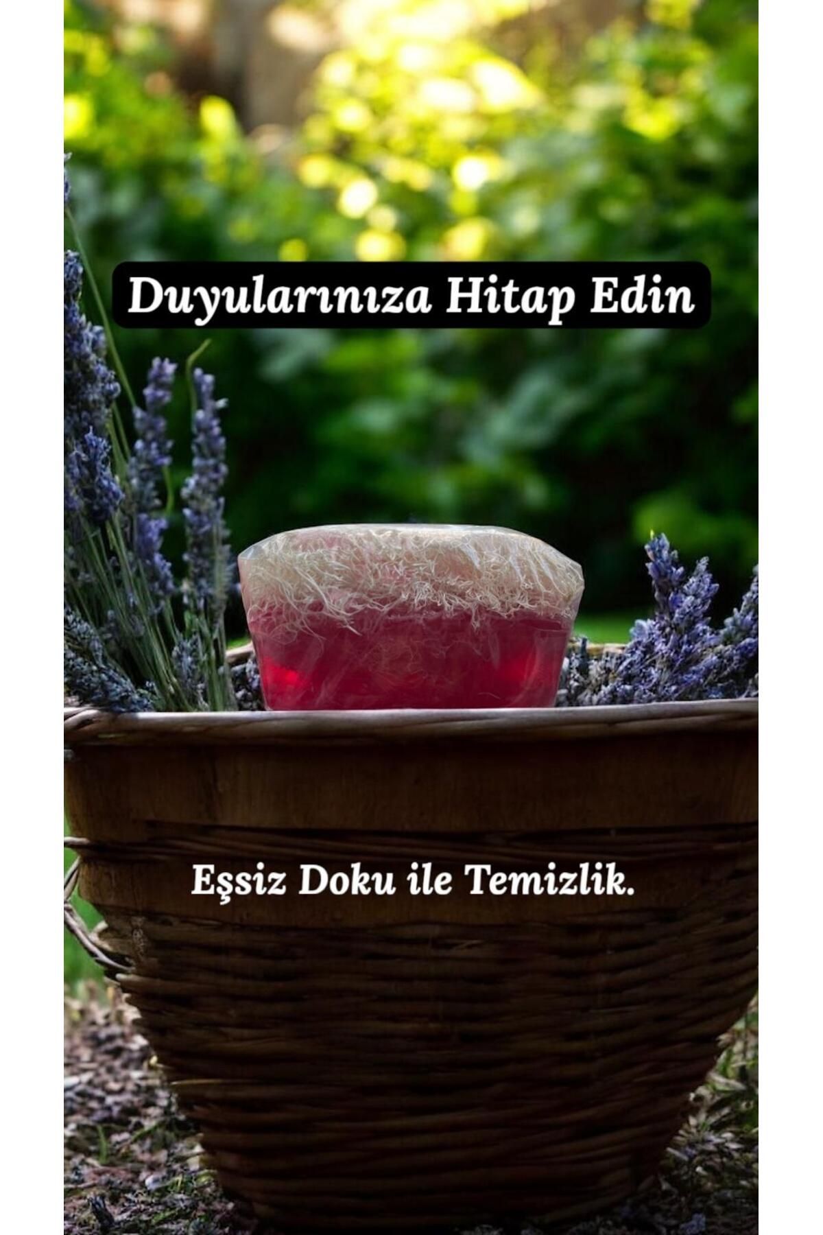 ALJEN ORGANİC Doğal Kabak Lifli Narlı Sabun 130 gr