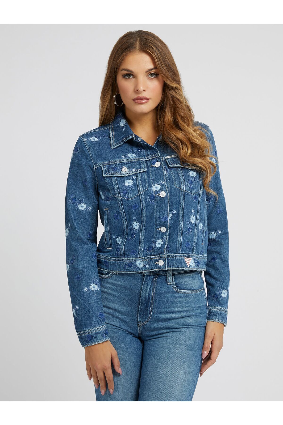 Guess Doria Kadın Denim Ceket