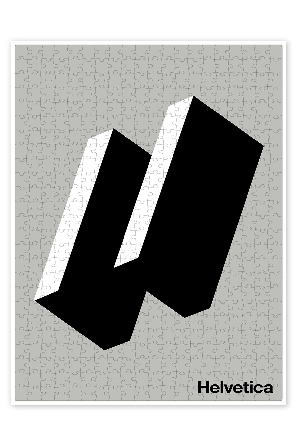 Jeronkarji Mutlu Helvetica 500 Parça Puzzle Yapboz Bohem Soyut Sanat Temalı