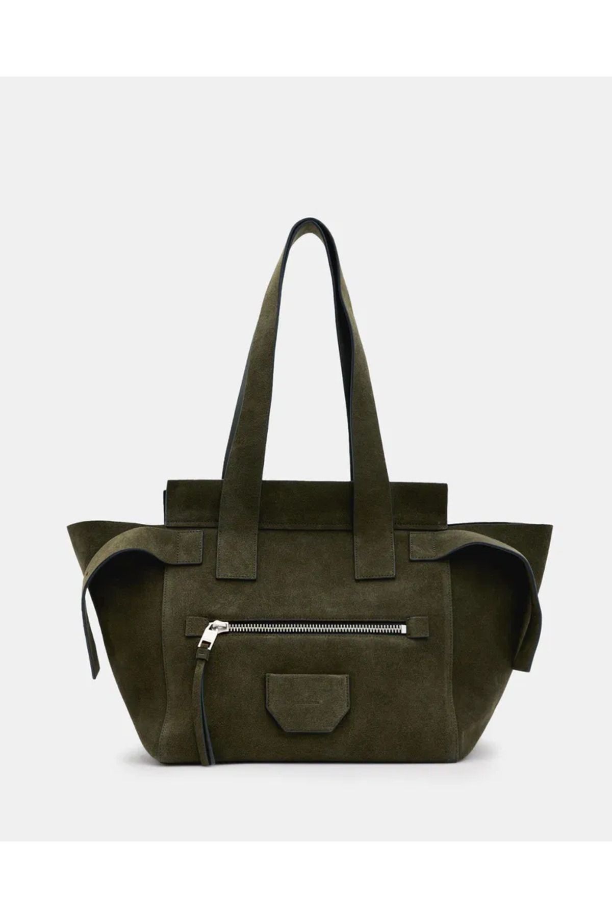 AllSaints Perez Leather Shoulder Tote Bag