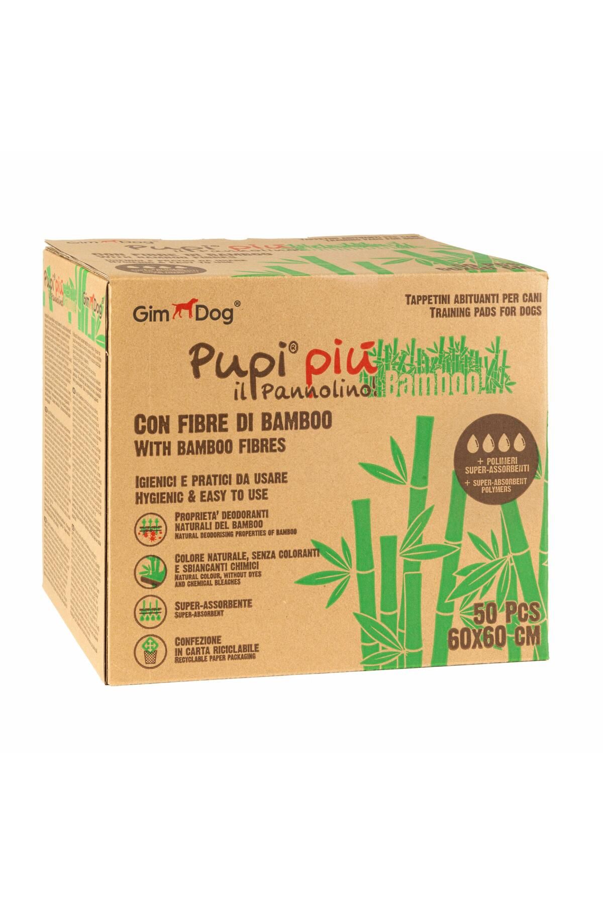 Gimdog Çiş Pedi Bamboo 50'Li 60x60cm