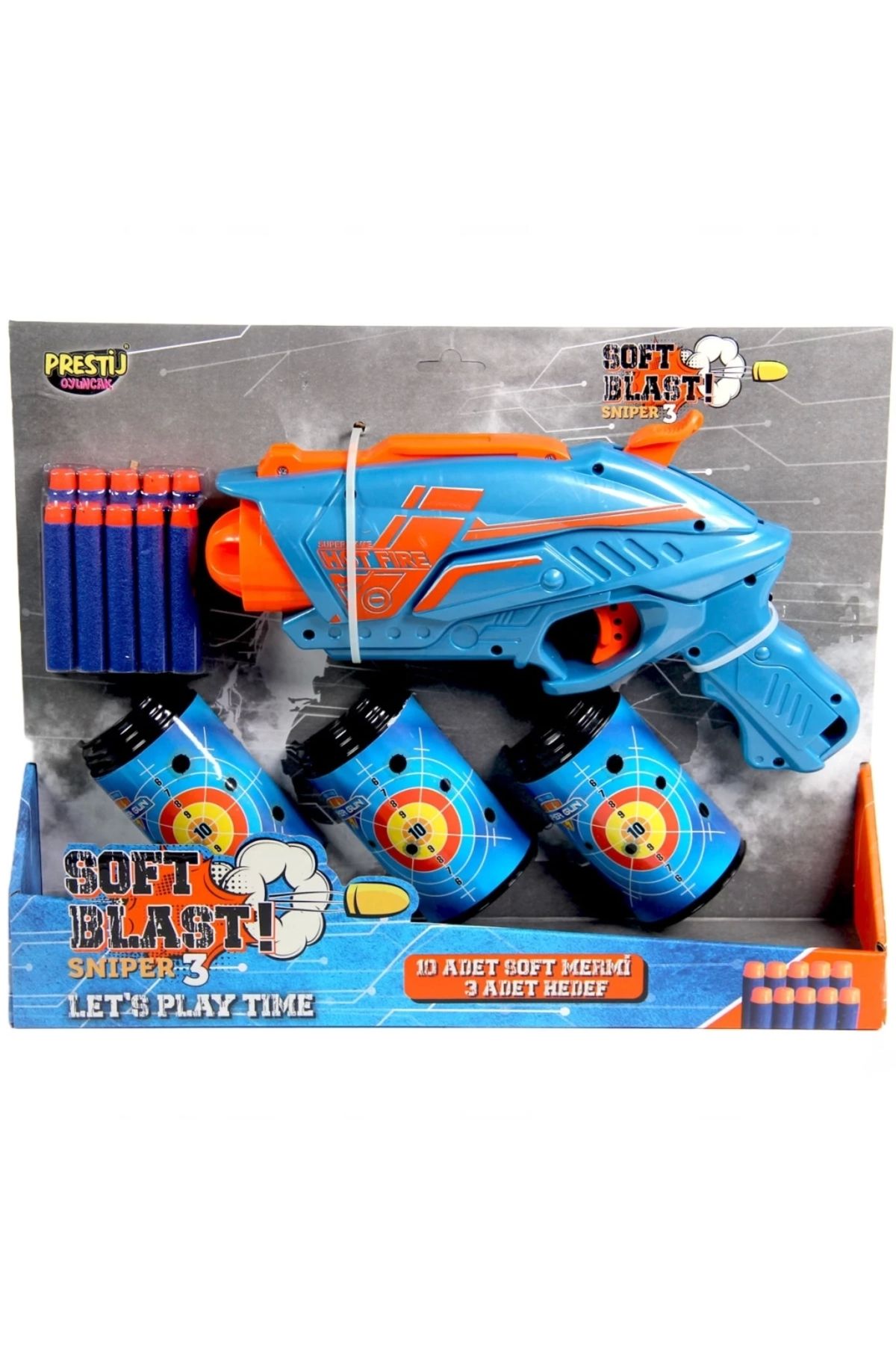OurStyles Sniper 3 Soft Blast Dart Atan Oyuncak - Şık ve Zarif Tasarım