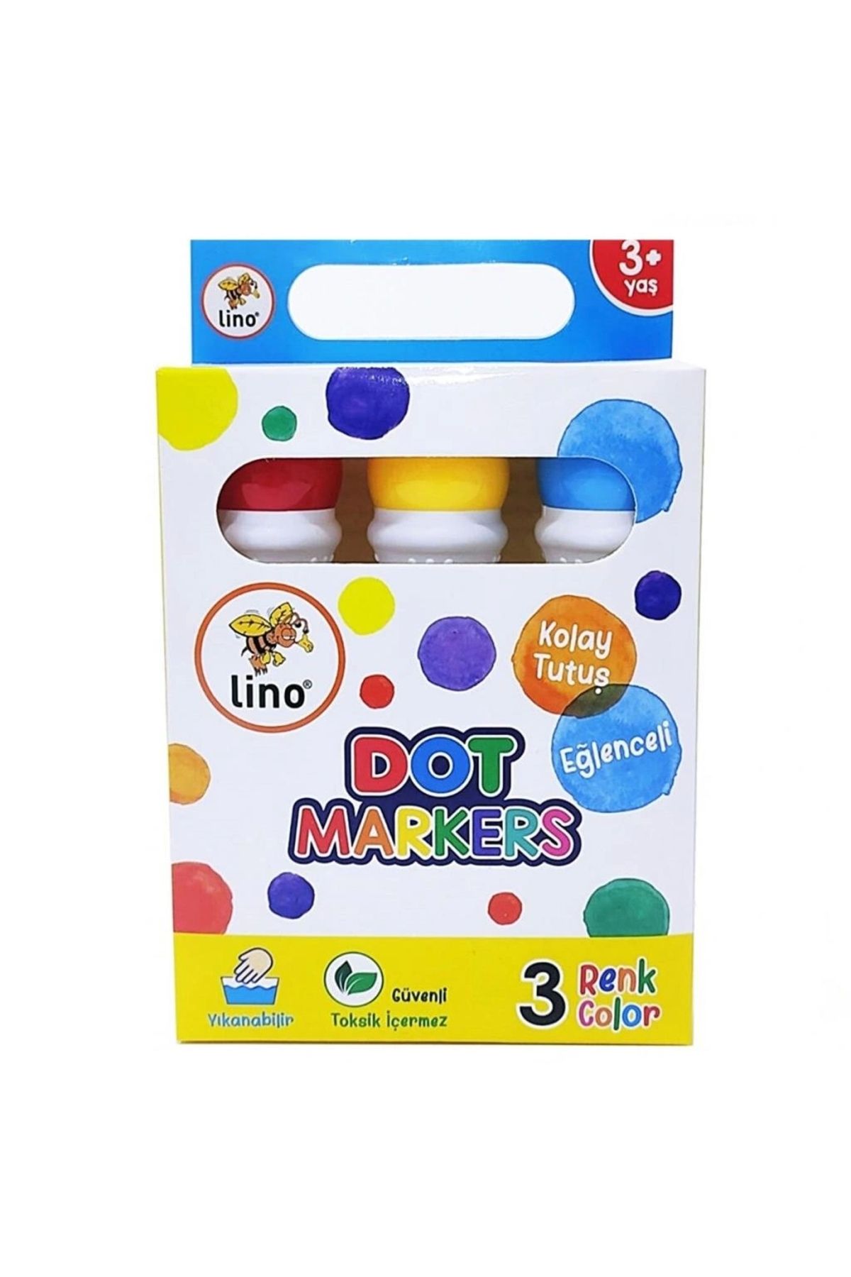 OurStyles Lino Dot Markers 3'lü Yıkanabilir