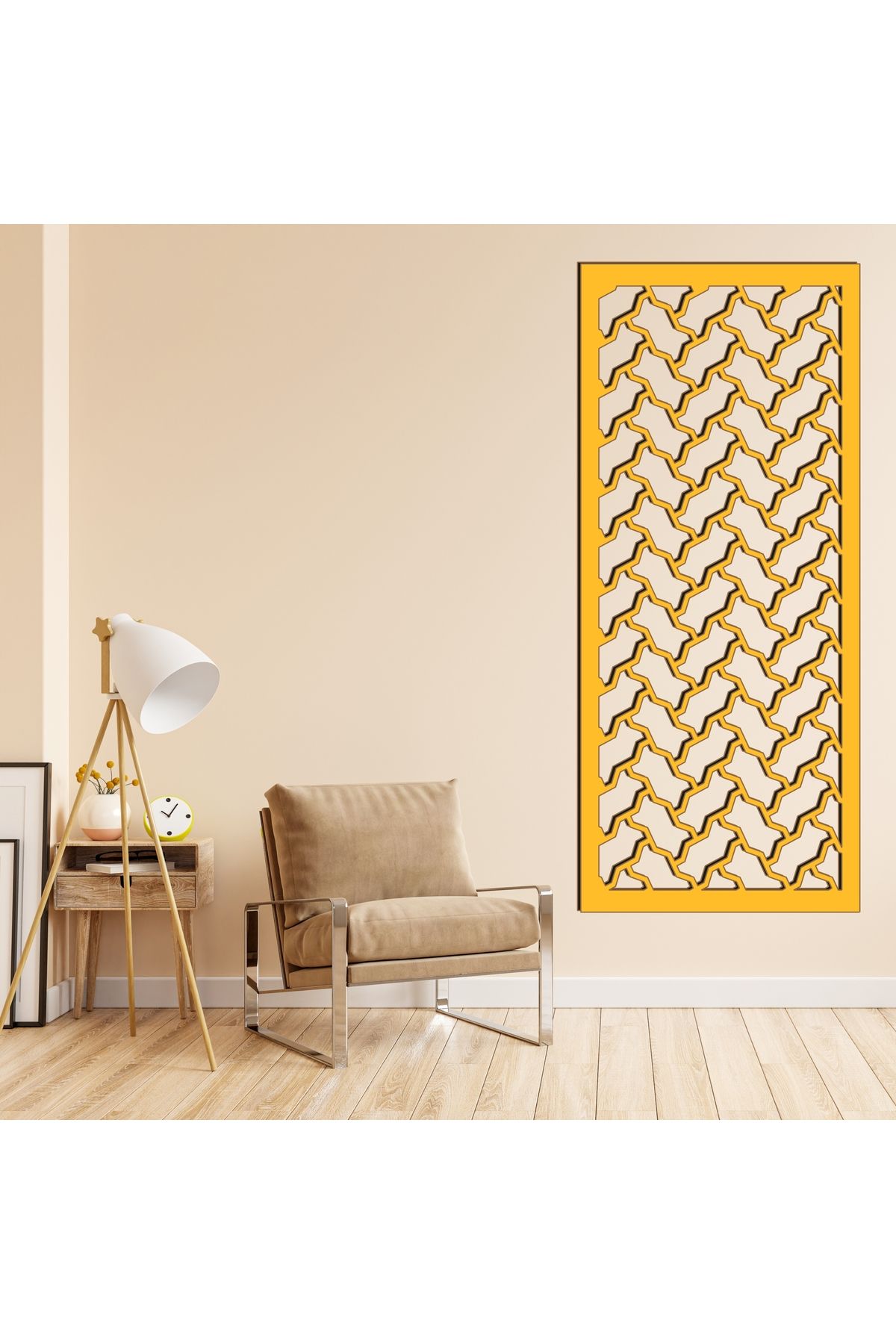 Grand Fine Art Çerçeve Görünümlü Renkli MDF Panel Tablo
