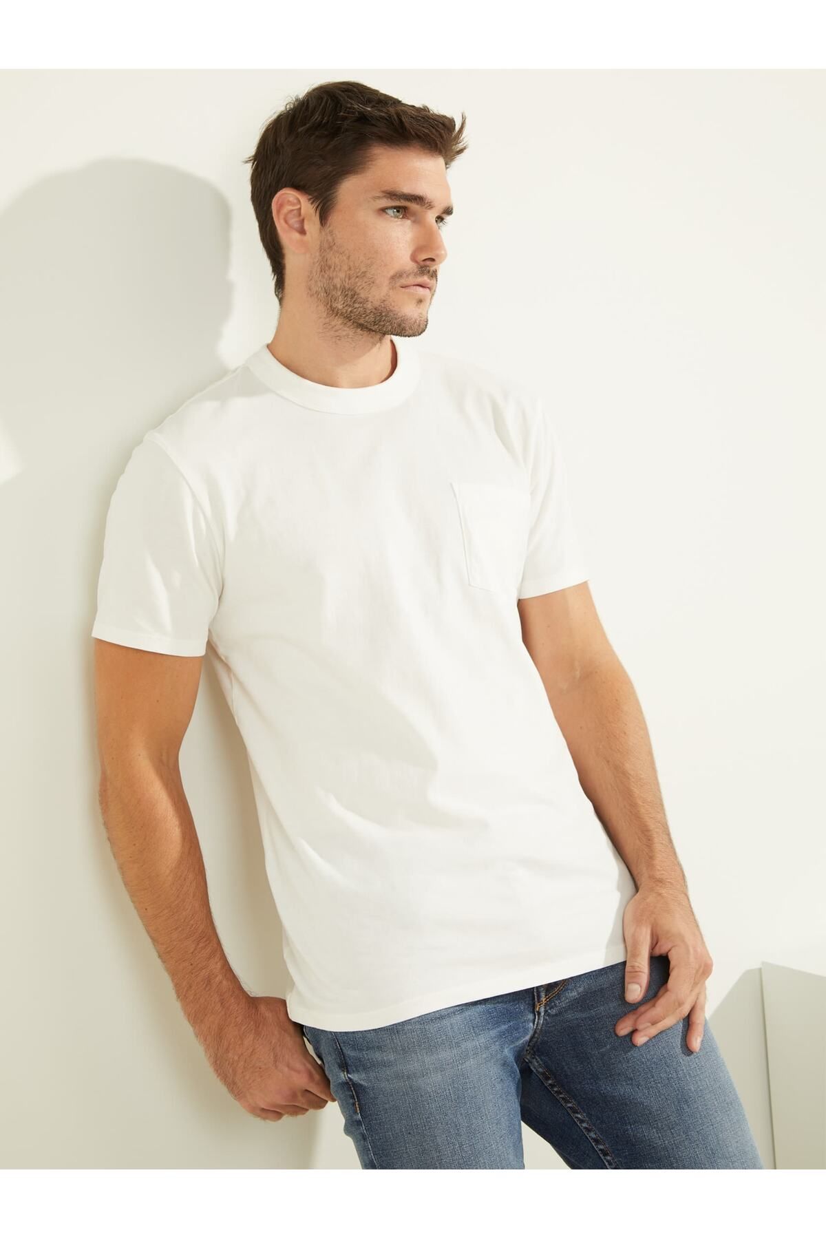 Guess Es Ss Sueded Erkek Regular Fit T-Shirt