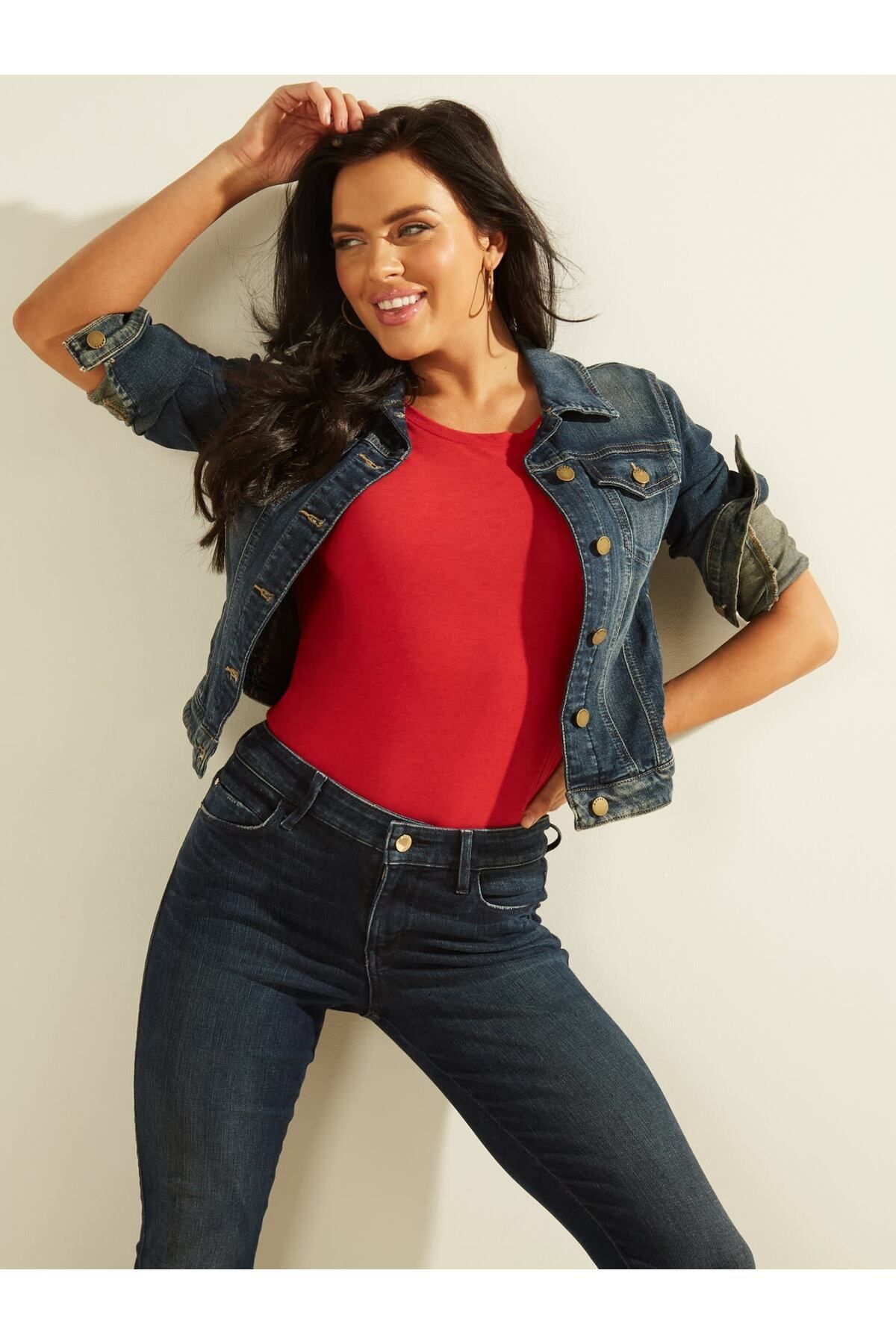 Guess Kadın Denim Ceket