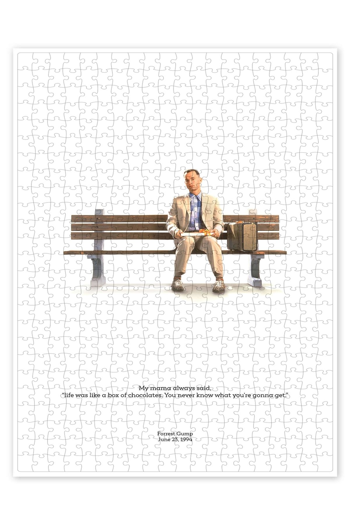 Jeronkarji Forrest Gump 500 Parça Puzzle Yapboz Klasik Film Temalı