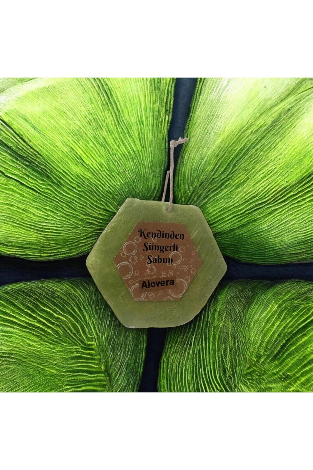 ALJEN ORGANİC Kendinden Süngerli Aloevera Sabunu 100 gr (1 ADET)