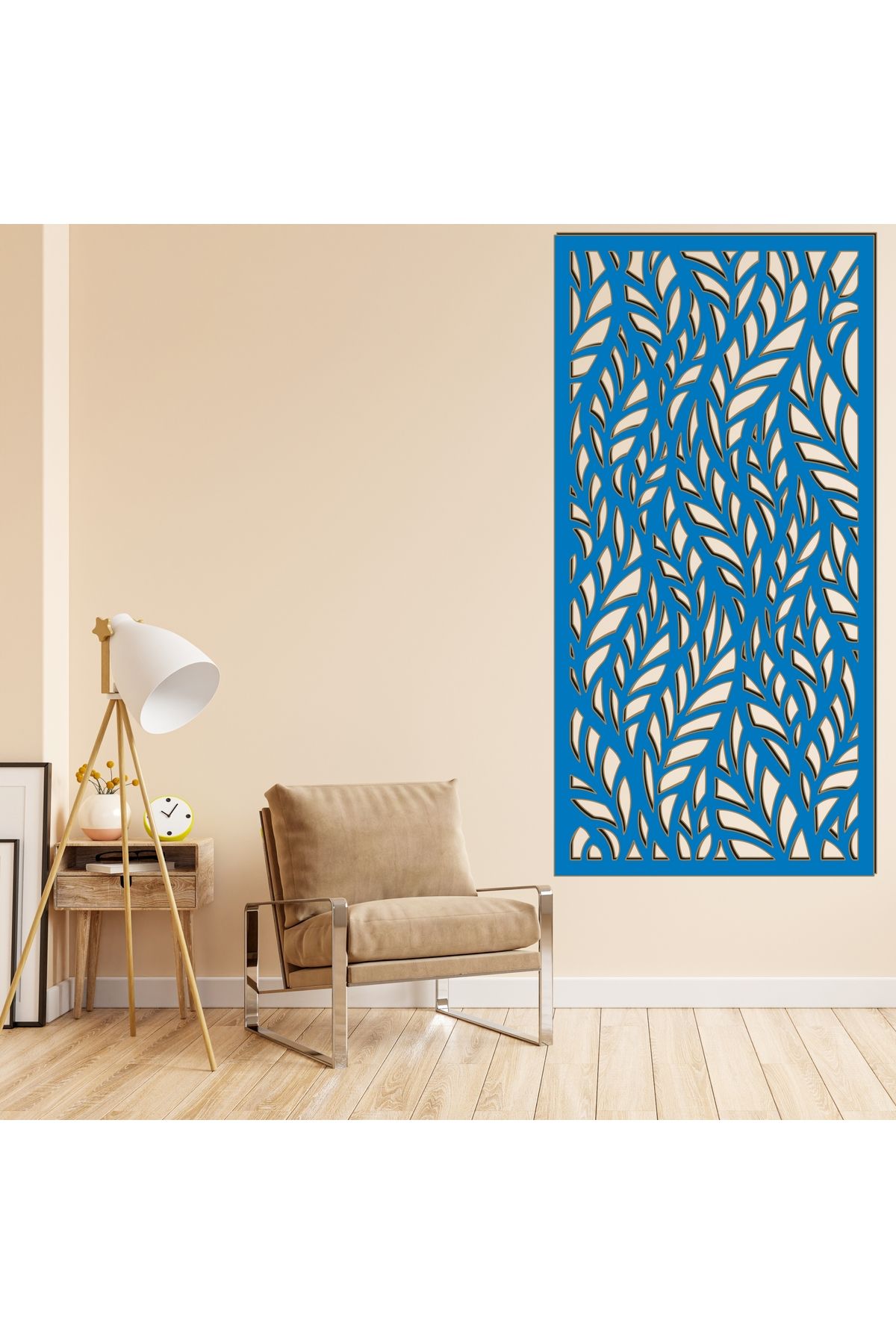 Grand Fine Art Çerçeve Görünümlü Tek Parça Renkli MDF Panel Tablo
