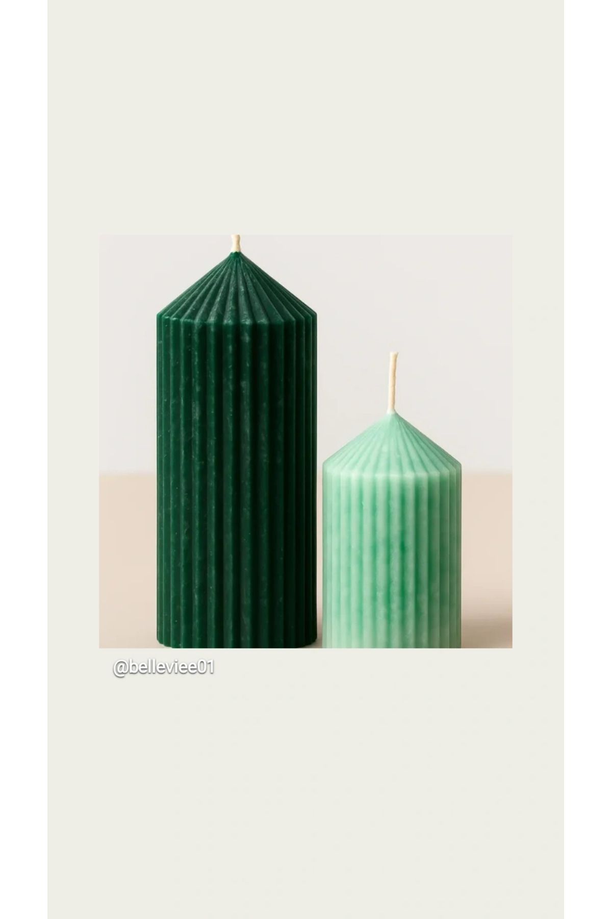 Handmade Bellevie candles
