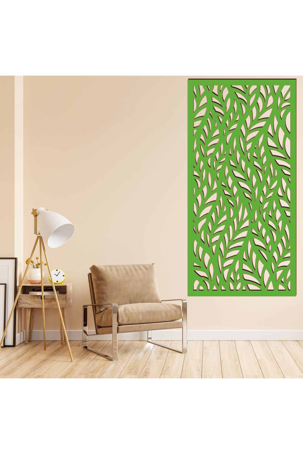 Grand Fine Art Çerçeve Görünümlü Tek Parça Renkli MDF Panel Tablo