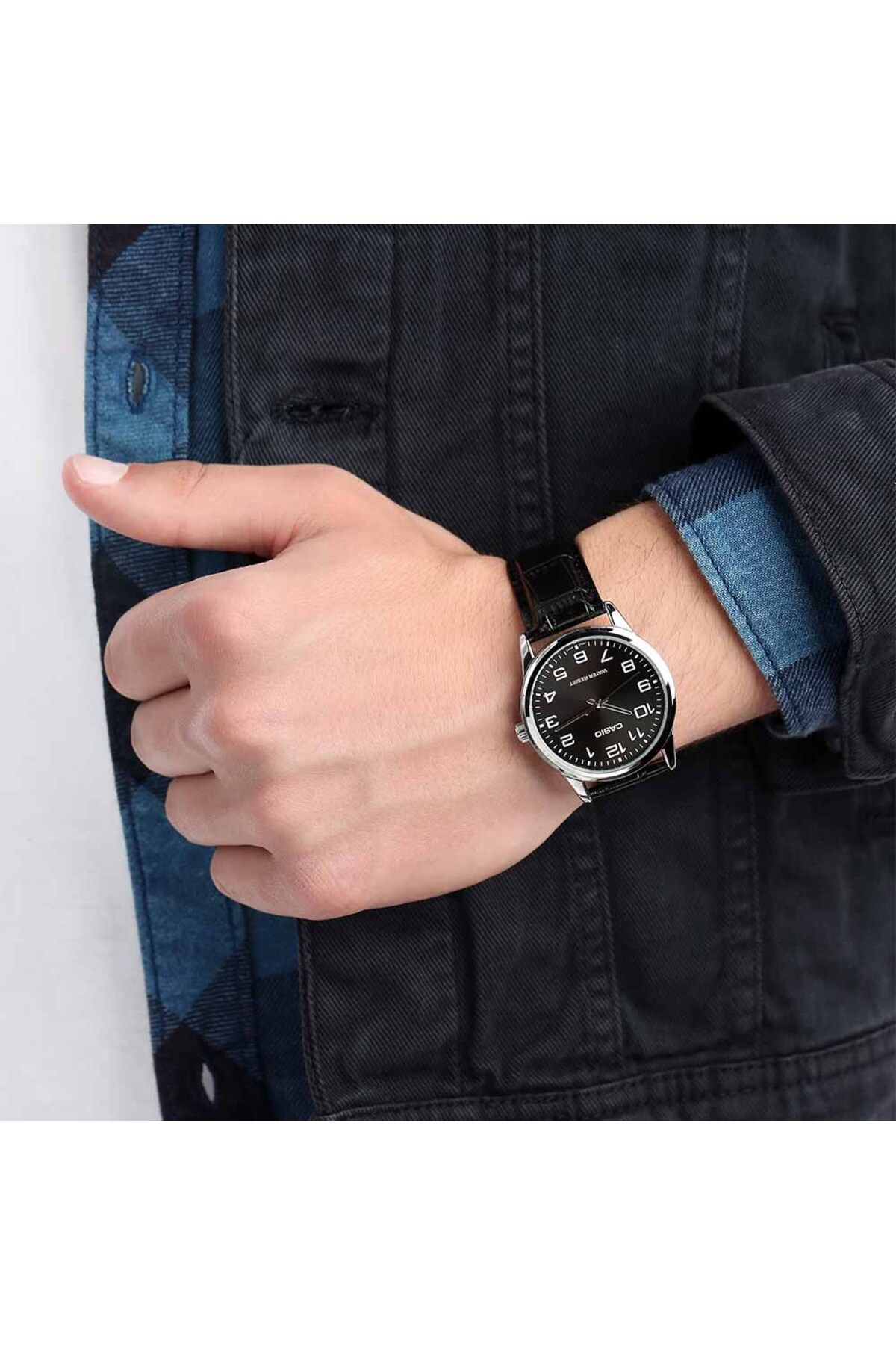 Casio-Ceas Barbati, Casio, Collection MTP-V0 MTP-V001L-1B 2