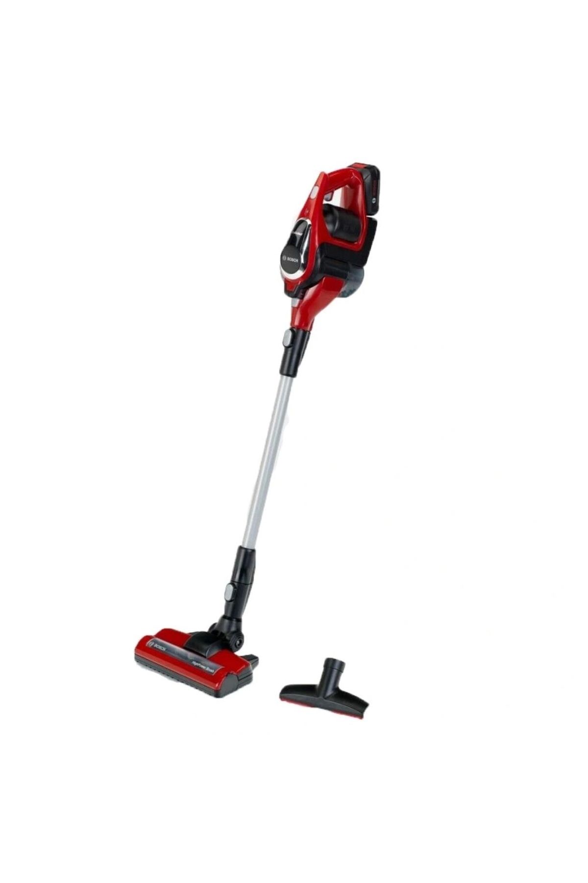 OurStyles Bosch Oyuncak Sesli Işıklı Kırmızı Elektrik Süpürgesi