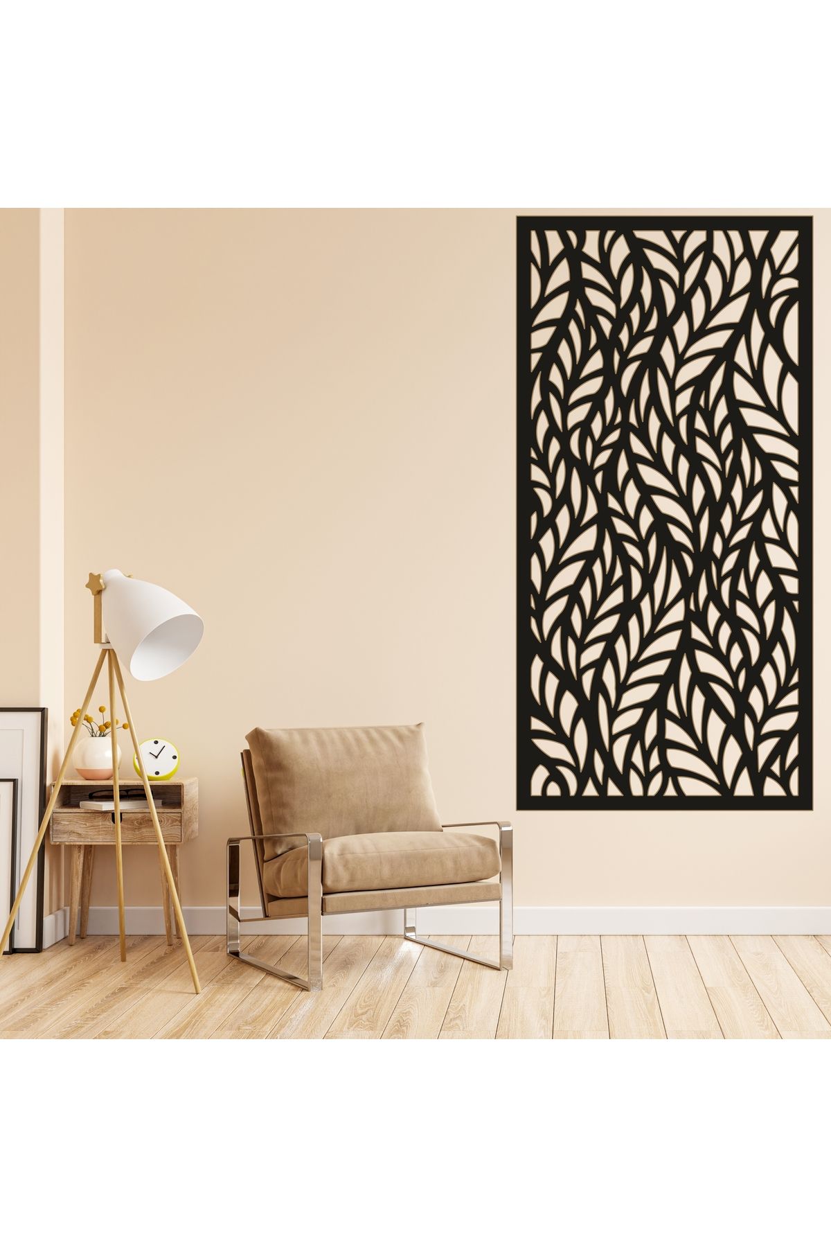 Grand Fine Art Çerçeve Görünümlü Tek Parça Renkli MDF Panel Tablo