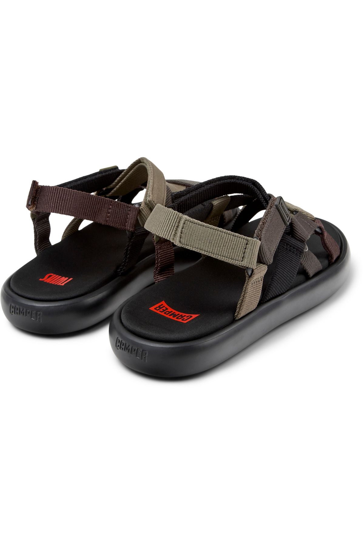 CAMPER-صندل رجالي متعدد الألوان من القماش بخطاف وحلقة مع نعل ناعم قابل للتنفس من Pelotas Flota 4