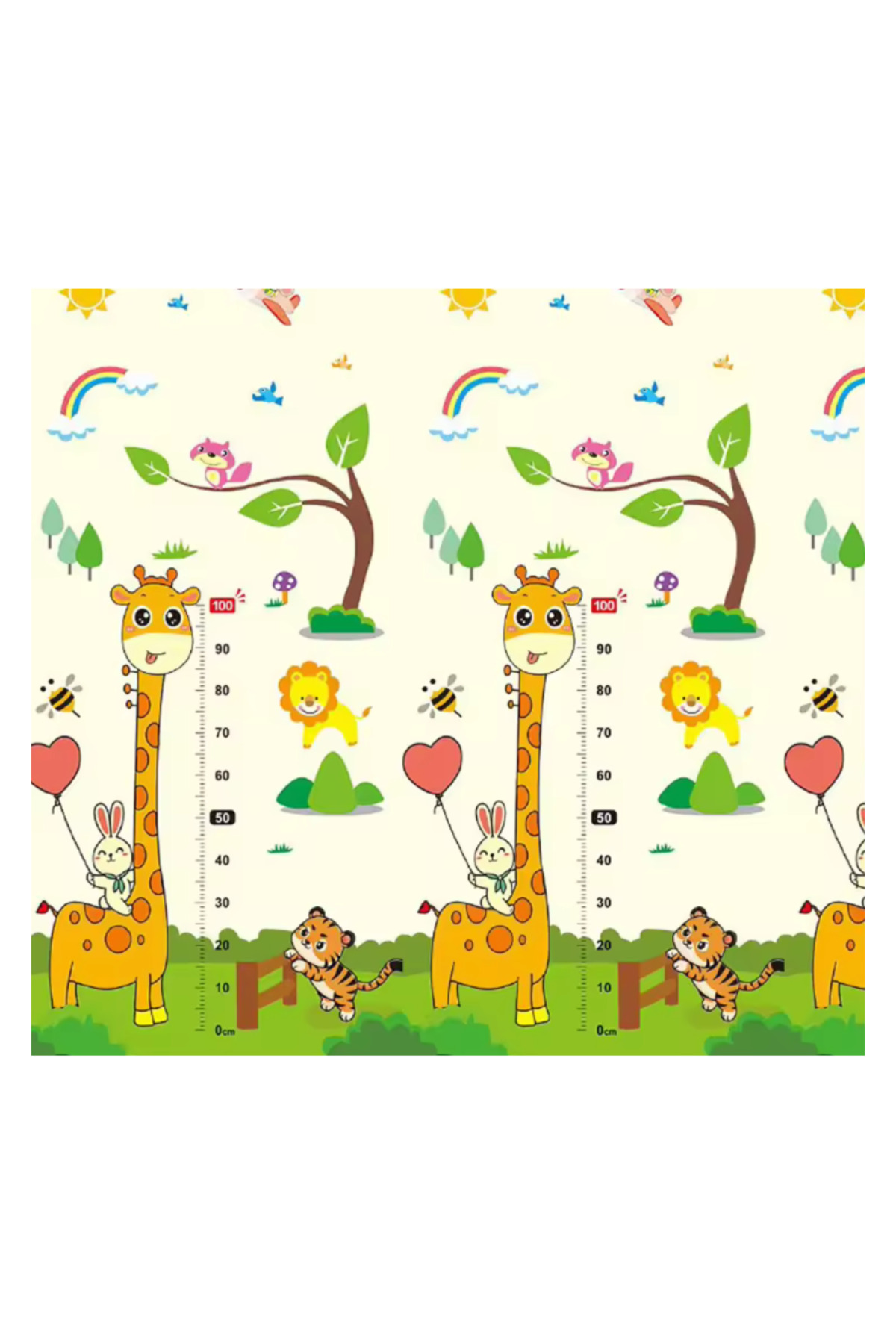 ROHS Παιδικό χαλάκι παιχνιδιού HappyK®, 2 όψεων, θερμικό, αντιολισθητικό, πτυ...