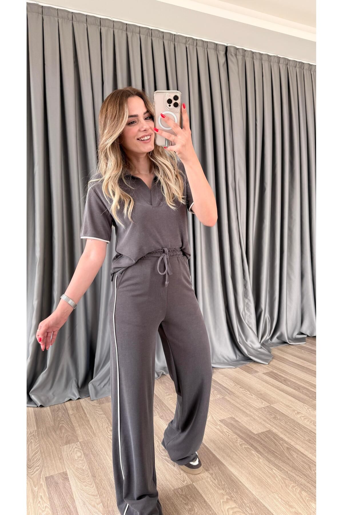 pelin yıldız butik Vessa Şeritli Takım