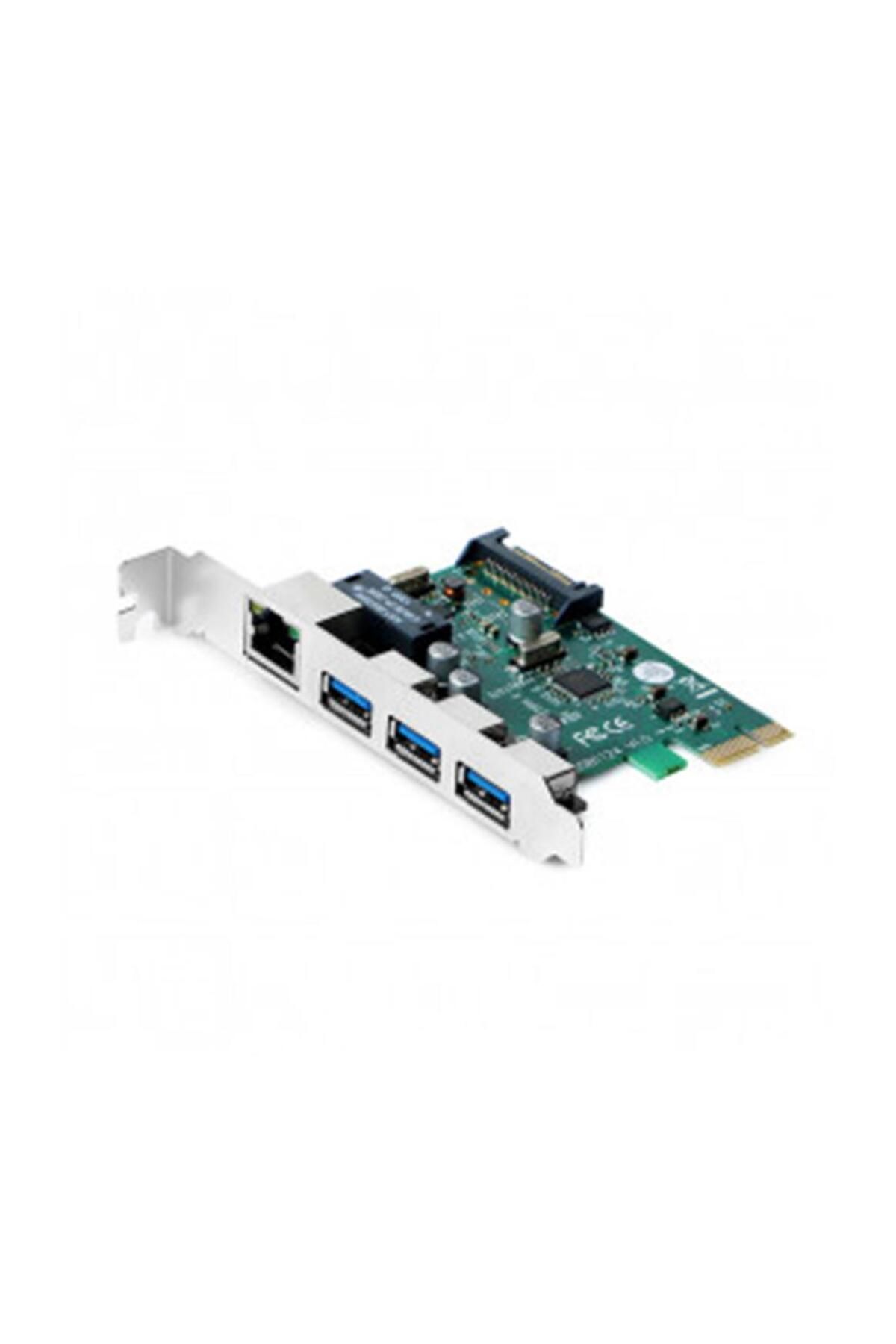 Vobotek Teknoloji Dark DK-NT-Peglanu3 3x USB3.0 + Gigabit LAN PCIE X1 Ağ Kartı