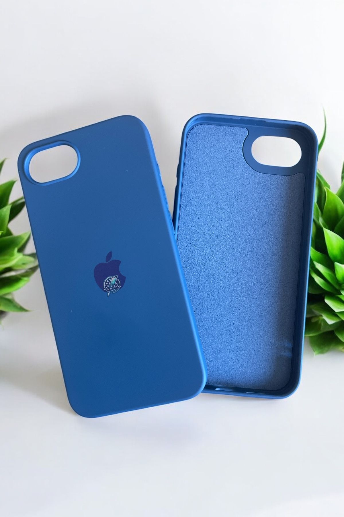 ProNorth Apple Iphone 16e Kılıf Logolu Lansman Soft Yumuşak Içi Kadife Silikon Kapak