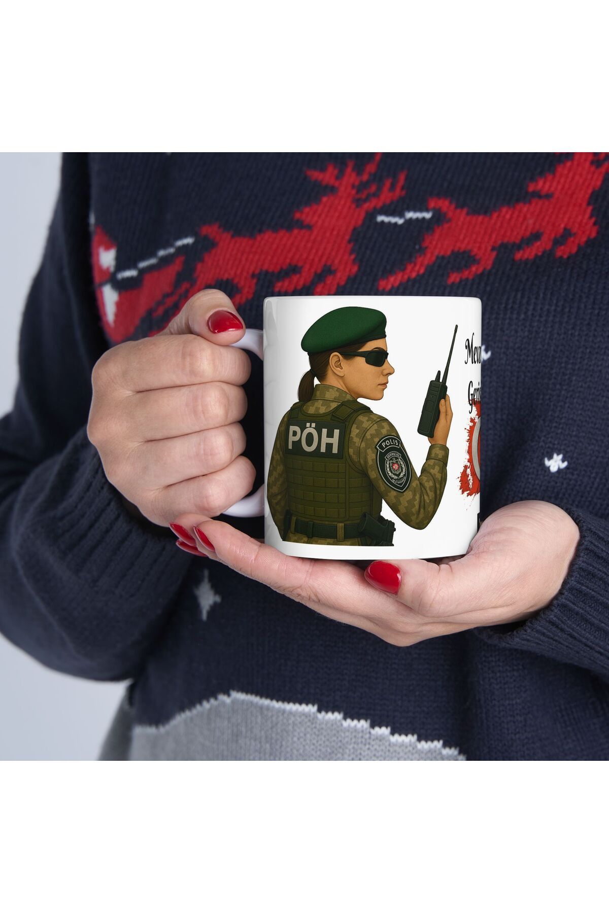 sıradışıhediyem kişiye özel PÖH POLİS kupa bardak PÖH Kupa bardak arkadaşa hediye doğum günü hediye