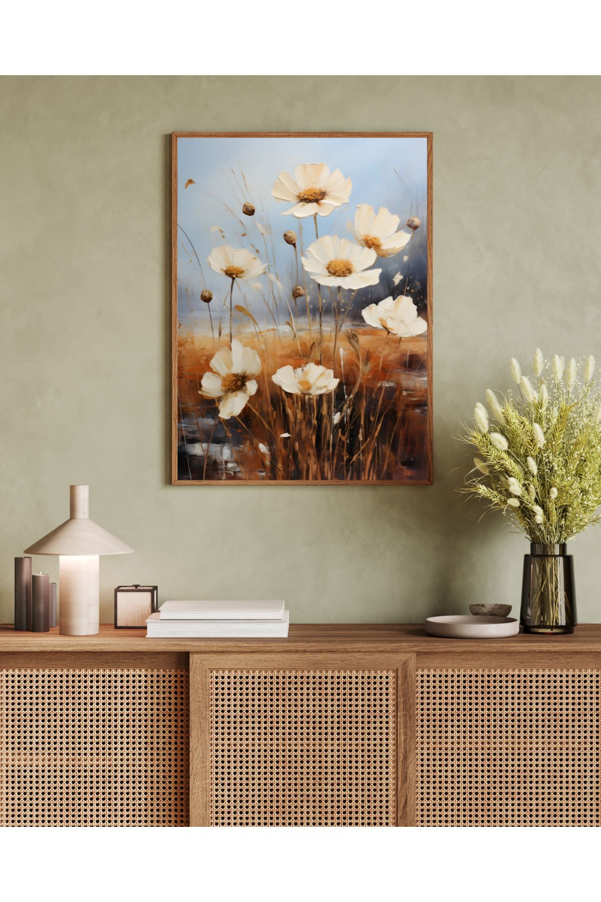 woodhomeworks tek parça salon ofis dekor tablo