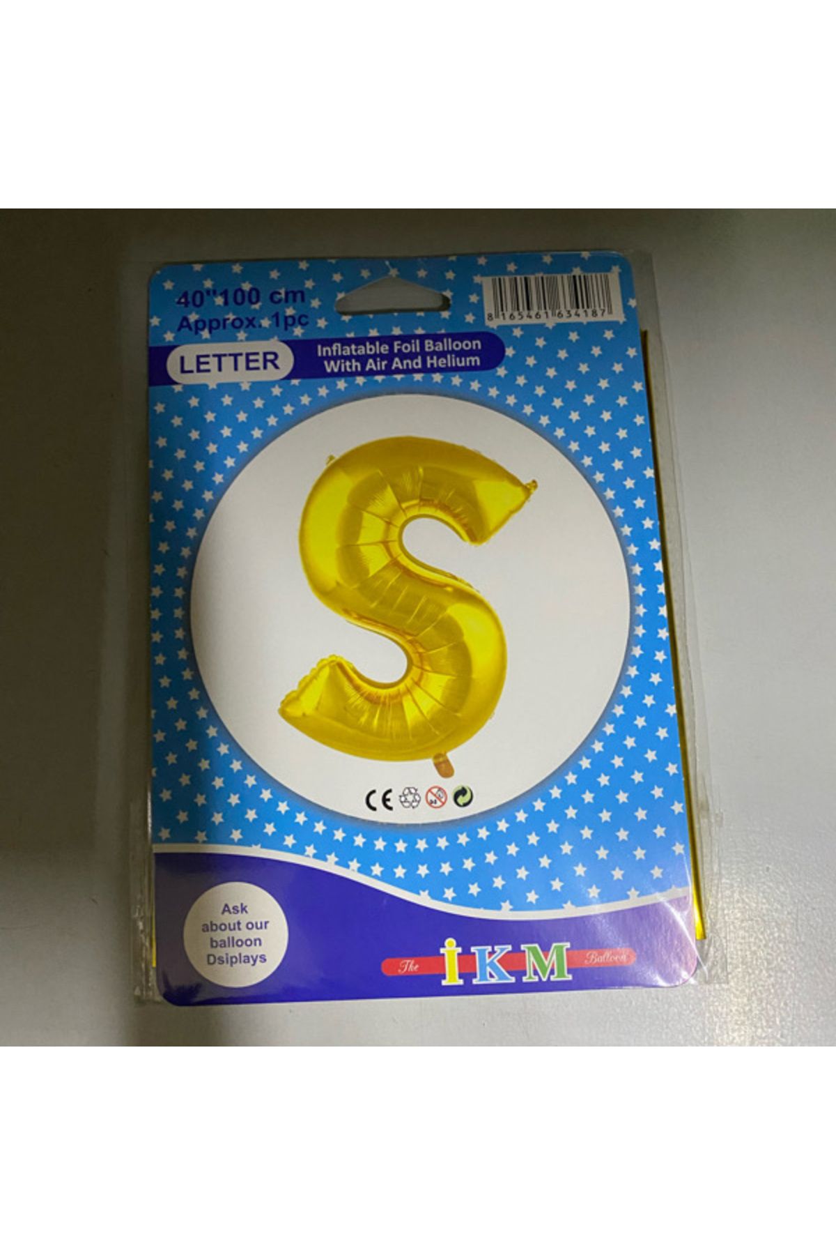 Ta-Fu Global S - GOLD HELYUM BALON