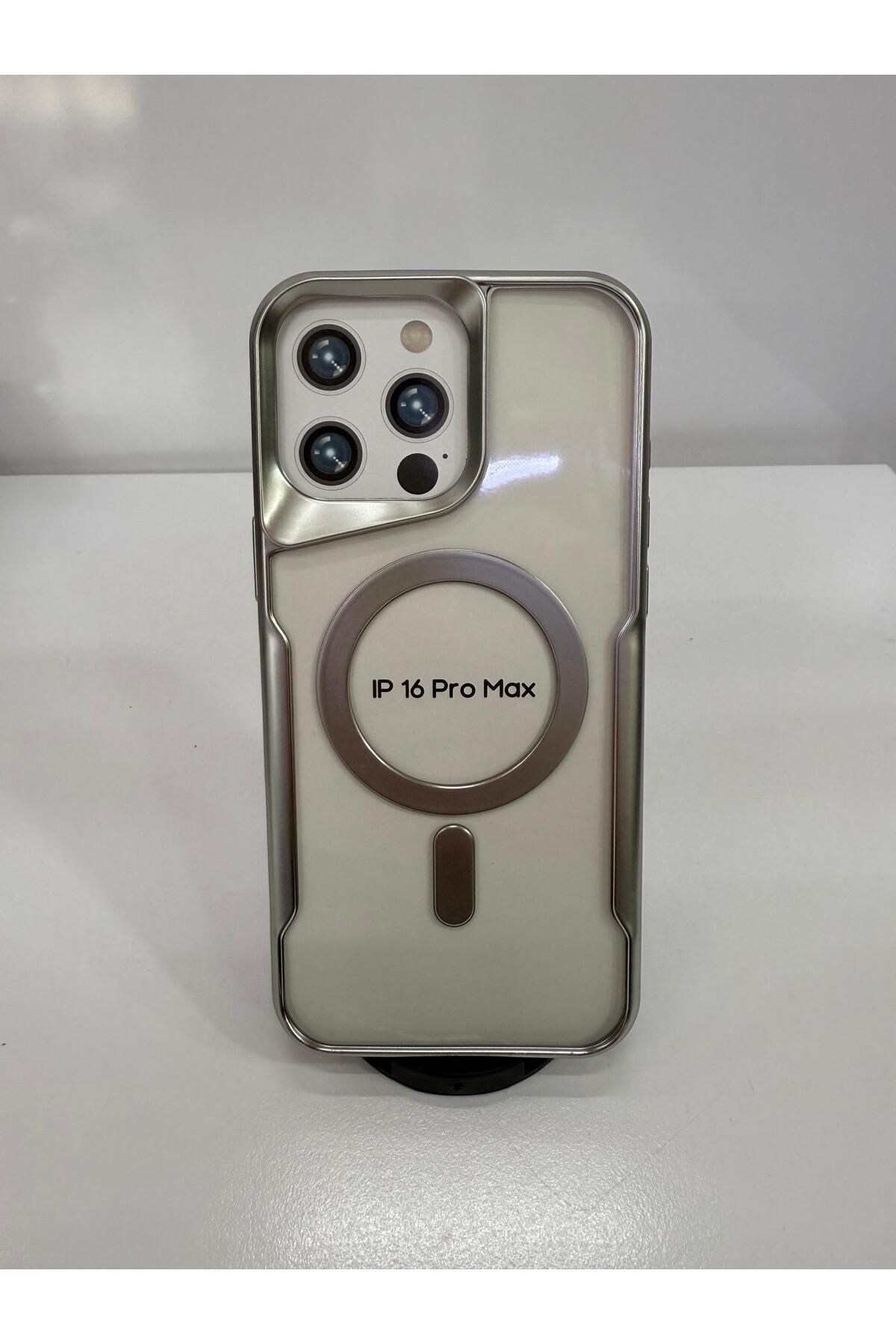 İnci İphone 16 pro max magsafe özellik li lazer kılıf