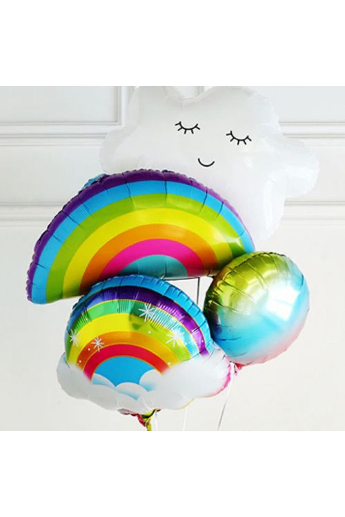 Ta-Fu Global İKM 91X31CM GÖKKUŞAĞI HELYUM BALON