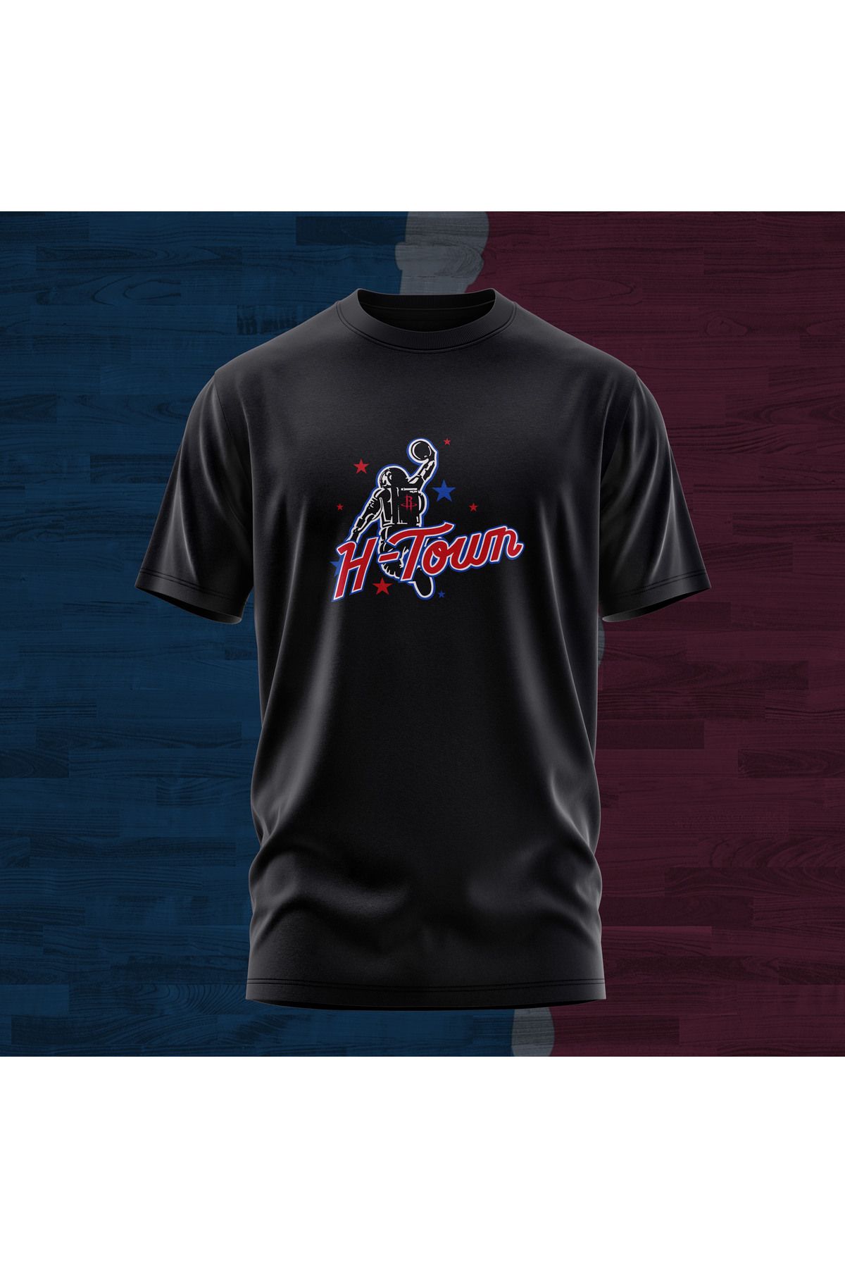 Scudetto T-Shirt Houston Rockets H-Town Astro Unisex Tişört