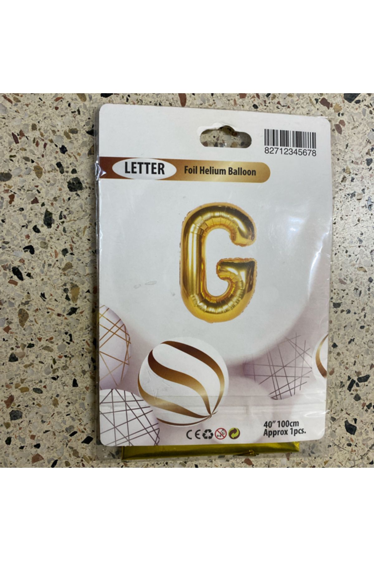 Ta-Fu Global G - GOLD HELYUM BALON