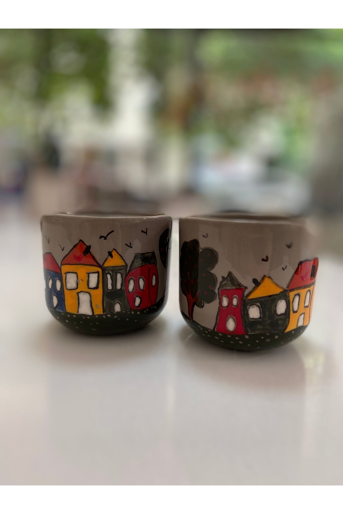 Home Ev desenli kupa bardak