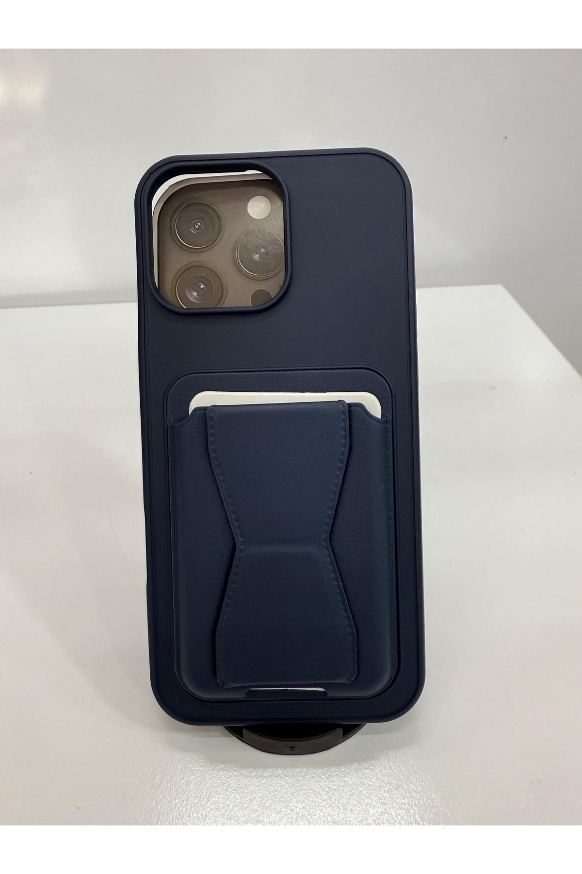 İnci İphone 16 pro max cüzdanlı deri kılıf