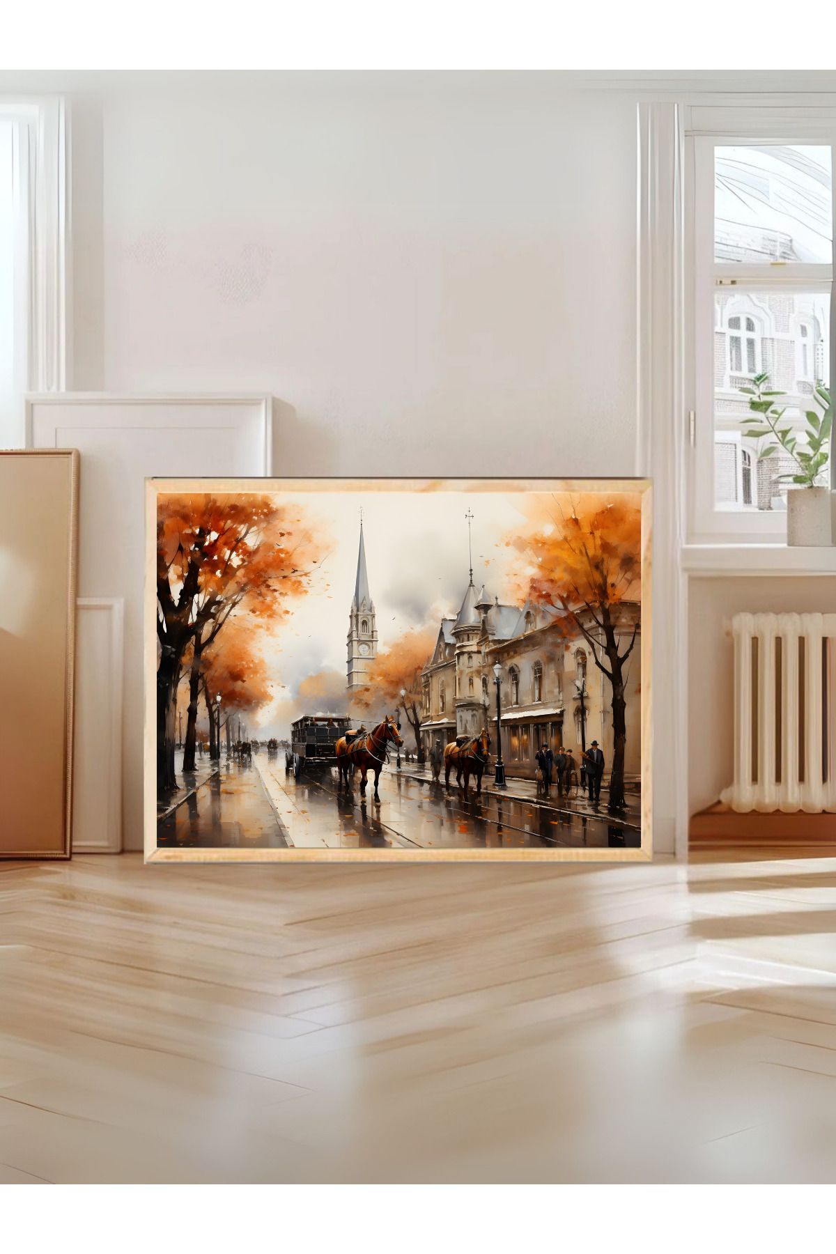 woodhomeworks tek parça salon ofis dekor tablo