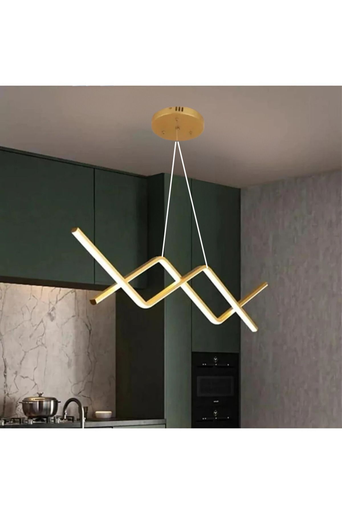 Elektroyou Raha Eskitme Modern Sarkıt Kumandalı 3 Renk Ultra Süper Ledli Avize